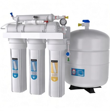 Val Water Co under-sink 5-stage reverse osmosis system with storage tank