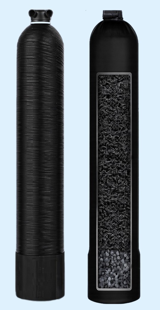 Val Water Co salt-free conditioner tank and carbon filtration tank